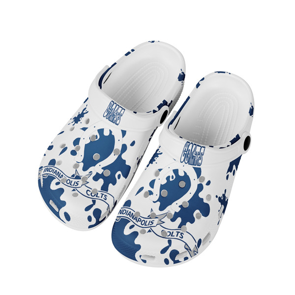 Men's Indianapolis Colts Bayaband Clog Shoes 002